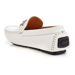 Carter Buckle Slip-On Loafer // White (US: 7.5)