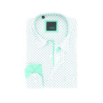 Eight X // Classic Button-Up // Lime Dot (3XL)