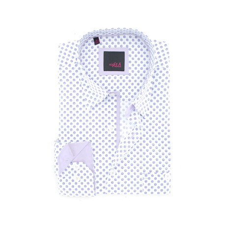 Classic Button-Up // Lilac Dot (S)