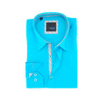 Solid Button-Up // Turquoise (S)