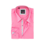 Solid Button-Up // Pink (XL)