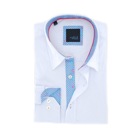 Eight-X // Classic Button-Up // White (S)