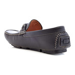 Matthew Horse Shoe Buckle Loafer // Black (US: 10.5)