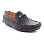 Matthew Horse Shoe Buckle Loafer // Black (US: 10.5)