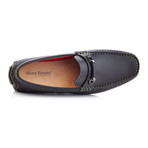 Matthew Horse Shoe Buckle Loafer // Black (US: 10.5)