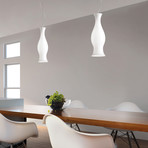 Spring // Suspension Light (Glossy White)