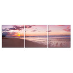 Ocean At Sunset (20"W x 20"H x 0.5"D)
