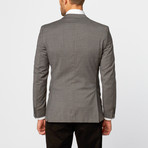 Notch Lapel Blazer // Grey + Brown (EU: 52R)