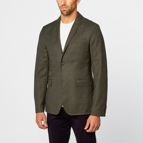 Notch Lapel Blazer // Dark Green (EU: 46R)