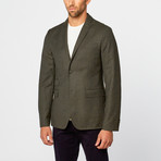 Notch Lapel Blazer // Dark Green (EU: 50L)