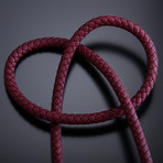 Woven USB Cable // Dark Red