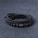 Elite Bracelet Set // Lava Rock