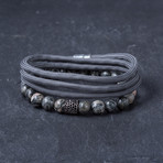Elite Bracelet Set // Silver Agate