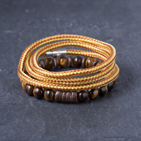 Elite Bracelet Set // Tiger Eye