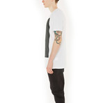 Pulsar Tee // Black + White (XL)