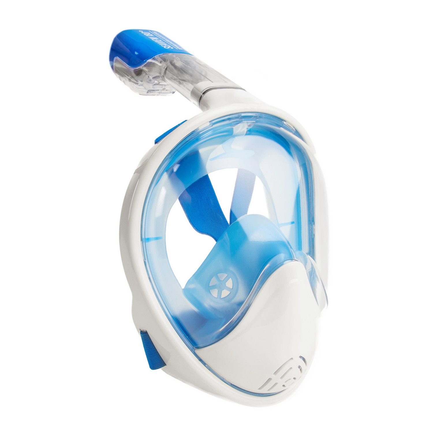 WildHorn Outfitters // Seaview 180° Full Face Snorkel Mask // Blue (S/M ...