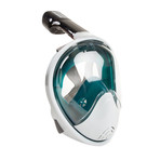 WildHorn Outfitters // Seaview 180° Full Face Snorkel Mask // Teal (S/M)