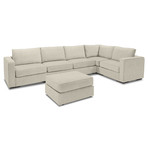 5 Series Sactionals // Large L Sectional (Taupe)