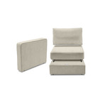 5 Series Sactionals // Small Sectional (Taupe)