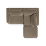 5 Series Sactionals // Small Sectional (Taupe)