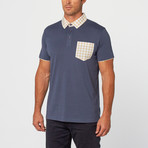 Filthy Etiquette // Julius Plaid Polo // Blue (S)