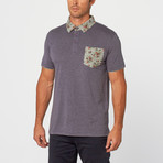 Miles Plaid Polo // Grey (M)