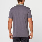 Miles Plaid Polo // Grey (M)