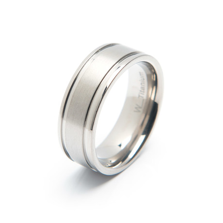 Titanium Ring X (Size 7.5)