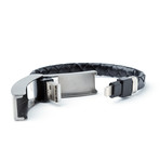 Leather USB Bracelet // Black
