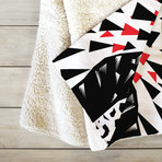 Cool Tiger Fleece Throw Blanket (Medium)