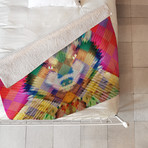 Corporate Wolf Fleece Throw Blanket (Medium)