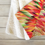 Geo Skull Fleece Throw Blanket (Medium)