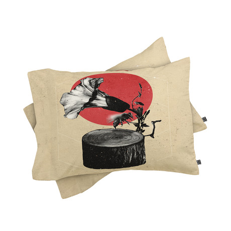 Gramophone Pillow Case // Set of 2