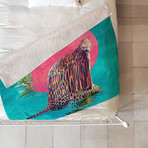 Jaguar Fleece Throw Blanket (Large)