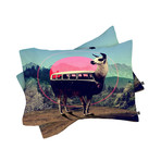 Llama Van Pillow Case // Set of 2