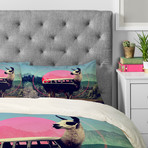 Llama Van Pillow Case // Set of 2