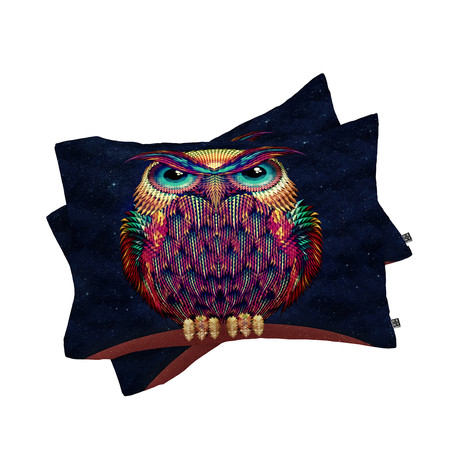 Owl 2 Pillow Case // Set of 2