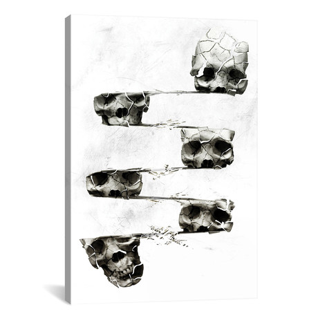 Distorted Skull (18"W x 26"H x 0.75"D)