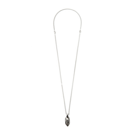 Wrap Pendant // Grey + Black