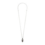 Wrap Pendant // Grey + Black