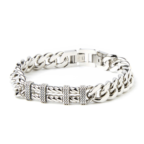 ID Bracelet // Grey + Black