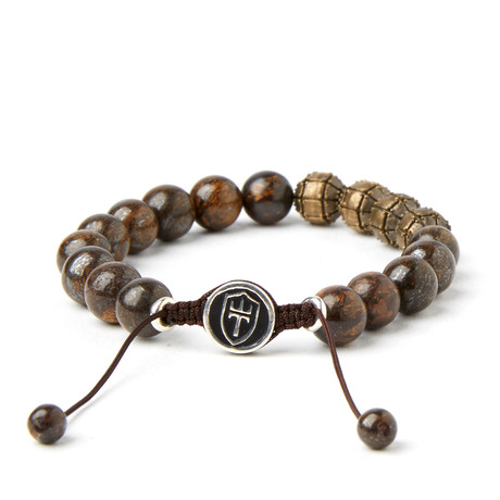 Bronze Bracelet // Bronze + Silver + Steel