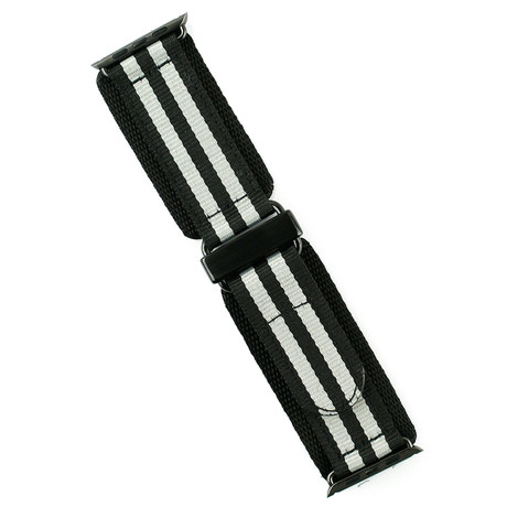 James Bond Apple Watch Band // Black Steel (38mm)