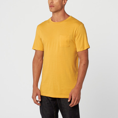 Pudz Short-Sleeve Shirt // Light Mustard (S)