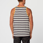 Blake Stripe Tank // Navy (L)