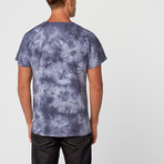 Clark Tie Dye Short-Sleeve Shirt // Blue (S)