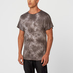 Clark Tie Dye Short-Sleeve Shirt // Grey (S)