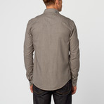 August Solid Long Sleeve Shirt // Grey (2XL)