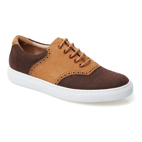 Corbin Sneaker // Tan + Brown (Euro: 40)