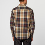 Burns Plaid Long-Sleeve Shirt // Navy (XL)